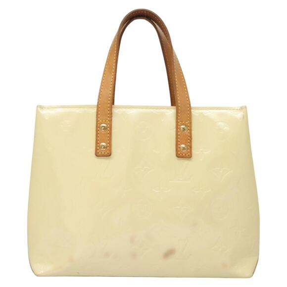 LOUIS VUITTON Monogram Vernis Reade PM Hand Bag Perle M91336 - Picture 2 of 12